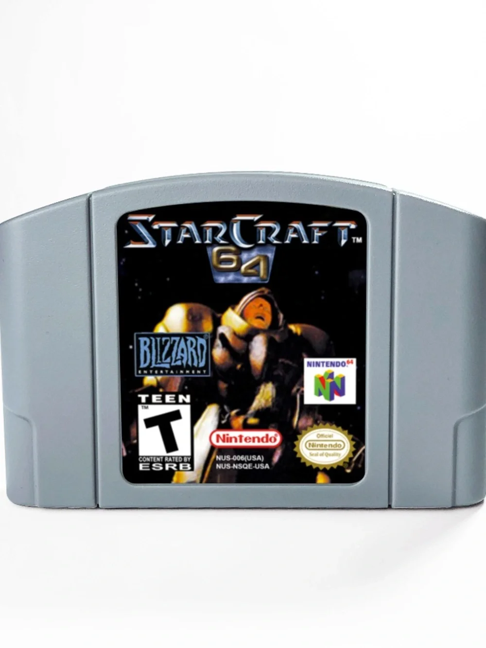 Blizzard StarCraft 64 Nintendo 64 Gray Game Cartridge